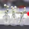 1Pc 1/6 Or 1/12 Scale Miniature Dollhouse Glass Vase For Doll House Accessories