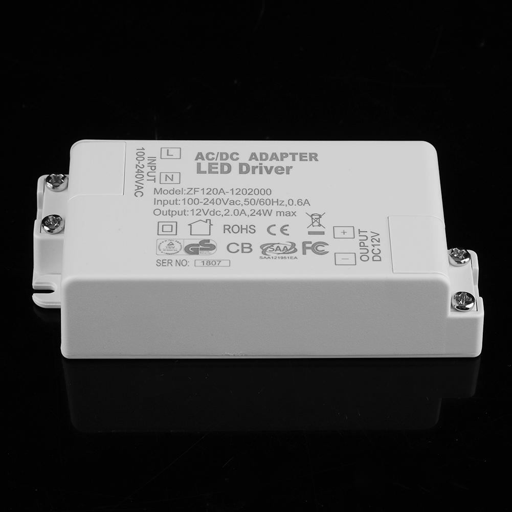 AC 100 240V To 12V LED Driver 12W Constant Voltage Power Supply Adapter For SMD LED Strip Light Home Lighting