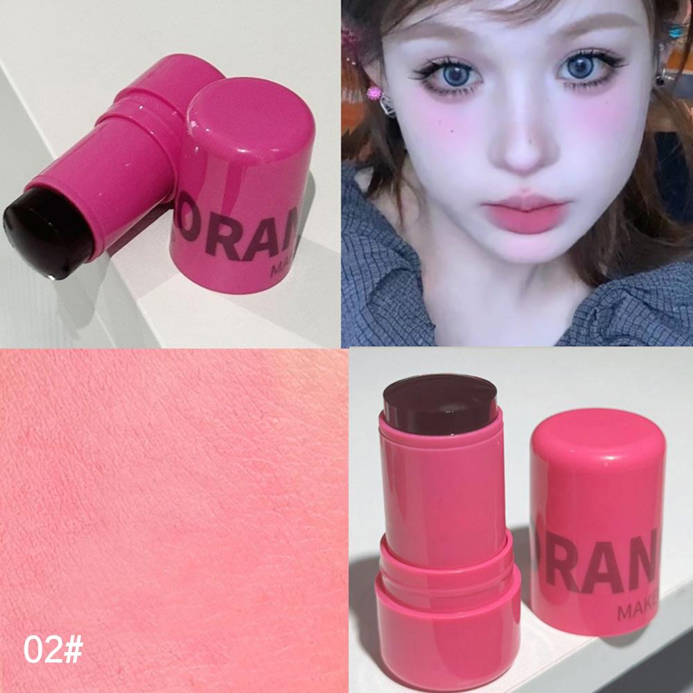 HERORANGE Makeup Jelly Color Milk Jelly Color Milk Jelly Blush Milk Lip And Cheek Dual-purpose Stick Jelly Blush Stick