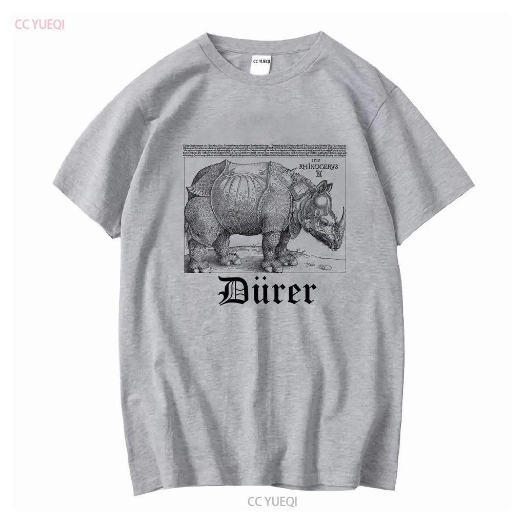 Albrecht Dürer Durer Rhino Classic T Shirt vintage Washed Soft streetwear fashion designer clothes graphic Breathable Slightly