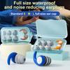 1 Set Anti-Noise Sleep Noise Reduction Earplug Ear Protection Silicone Ear Plug  Pool Accessories