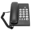 KXT504 Single Wired Corded Telephone Multifunction Style Desktop Phone with Big Buttons for Home Office Hotel(Black )