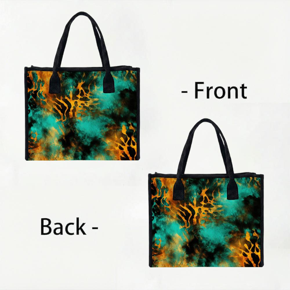 Marble Pattern Tote Bag Fashion Casual Large Capacity Women's Daily Commuter Shoulder Handbag