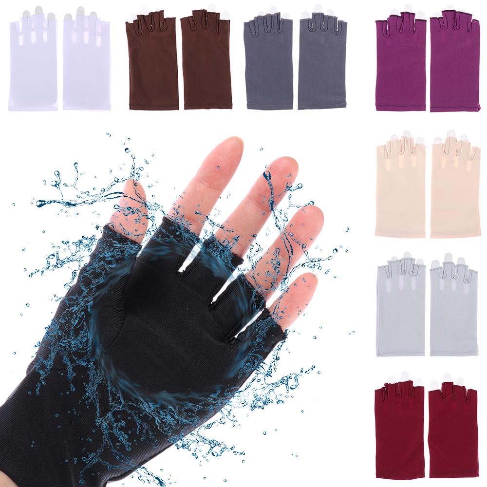 Spring Autumn Thin Short Summer Mittens Sun Protection Sports/Driving/Biking Half Finger Gloves