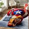 1 шт. Коврик для пола Marvel Мстители Супергерои, Нескользящий коврик, Дизайн с персонажами мультфильмов, Мягкий велюр, Декор для комнаты, Моющийся