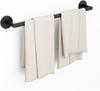 Towel Rack - Stainless Steel - 59 Cm - Black - Installation Without Drilling - Contemporary