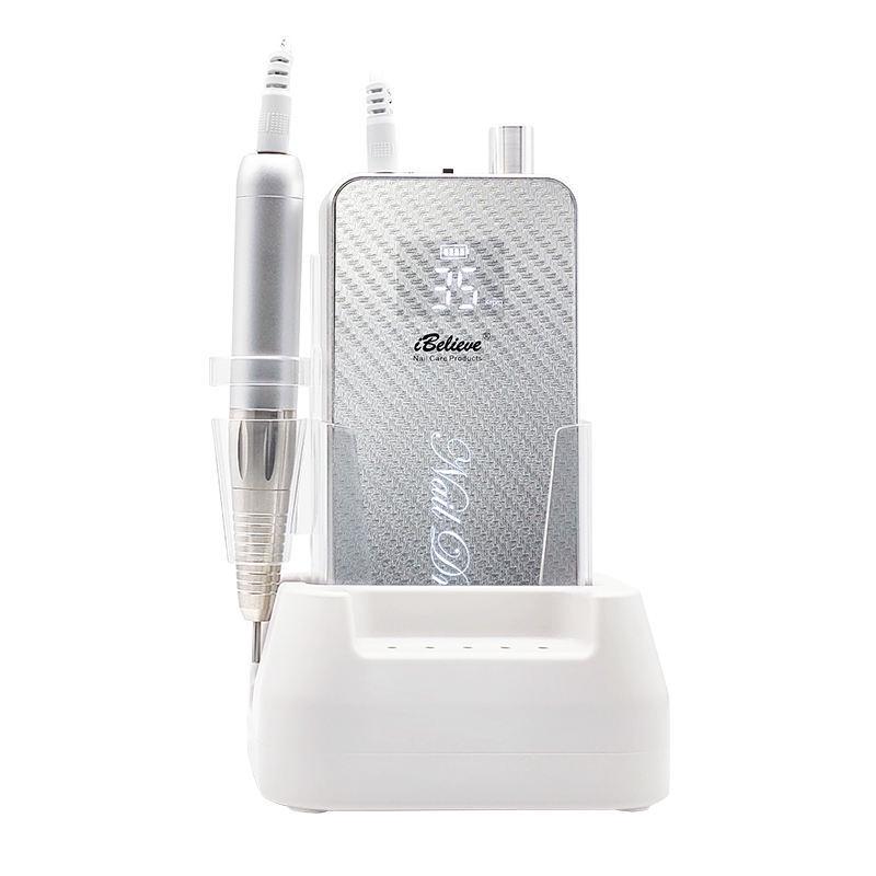 Полировщик ногтей на батарейках: Профессиональный электрический инструмент для удаления лака и мозолей, идеально подходит для маникюра.