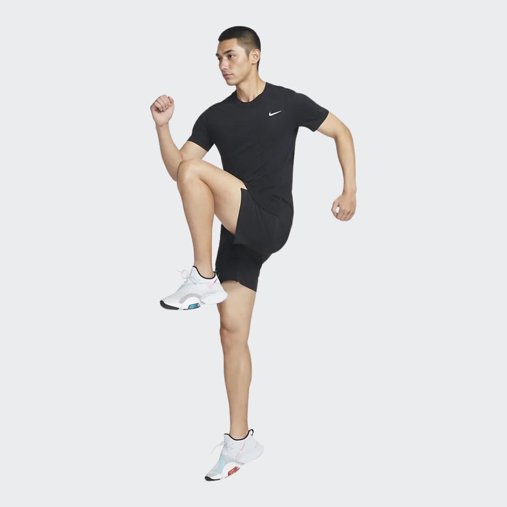 Nike Мужская футболка с круглым вырезом и небольшим логотипом Dri-Fit, черные BV0644-010