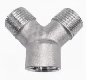 1/4" 3/8" 1/2" 3/4" 1" 1-1/4" 1-1/2" 2" BSP Резьба внутренняя Y-образный 3-ходовой Соединитель Муфта Разветвитель Трубопроводная арматура из нержавеющей стали 304