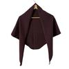 Women Knitted Shawl Wrap Scarf Striped Design Soft Imitation Wool Cashmere Cape Cardigan Shawl Coat Blanket