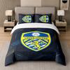 3Pcs Bedding SetLeeds United Soft Bed Sheet and Two Pillowcases Home Bedroom Decor