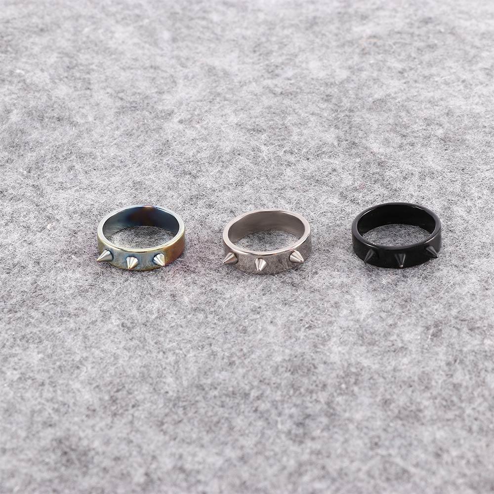 Панк-стиль Шип Самооборона Мужские и Женские Модные Аксессуары Кольцо на Палец Кольцо на Большой Палец Ювелирные Изделия