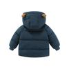 2-8 Years Kids Fleece-Lined Thickened Hooded Jacket Winter Coat
