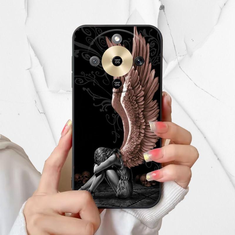 For Honor X9d Case Soft TPU Phone Case For Honor Magic8 Lite Matte Back Cover For Honor X70 Shockproof Silicone Bumper Funda