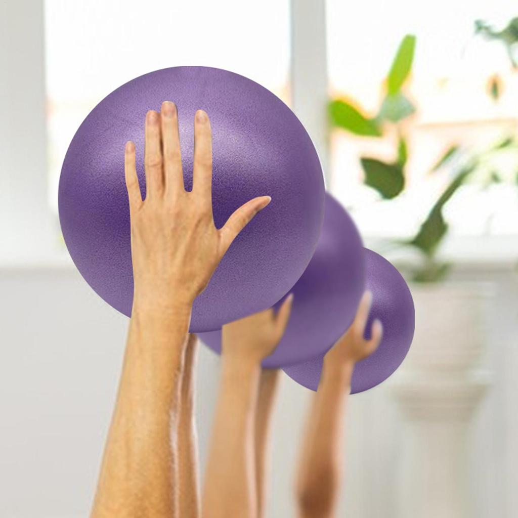 Мини-мяч для йоги 15 см Мягкий Мяч для пилатеса Тренировочный мяч для спортзала ПВХ Нескользящий Домашние тренировки Баланс Стабильность Надувной Соломинка Легкое надувание