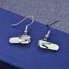 European and American Style Flip Flops Earrings with Unique Personality Design and Versatile Earrings