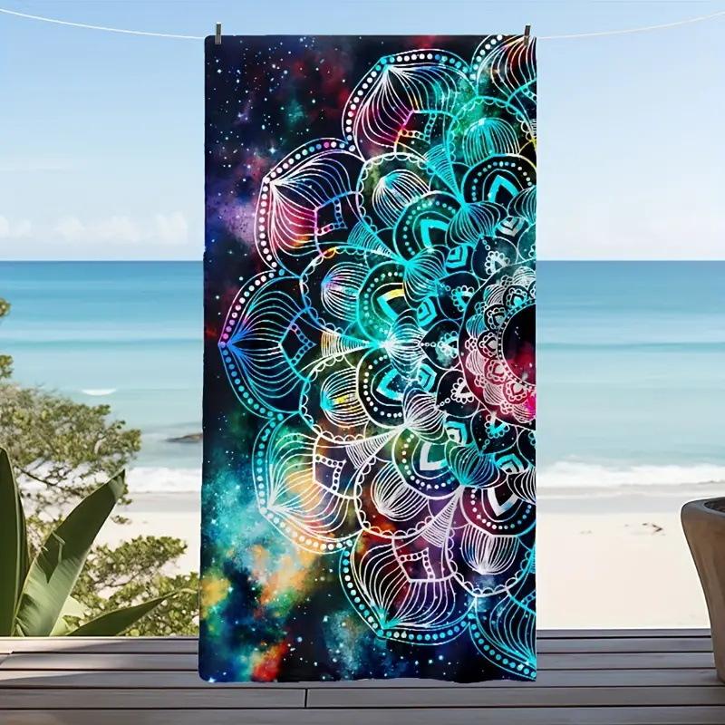 Beach Towel Quick-Drying Absorbent Beach Towel Microfiber Digital Printing Bath Towel Adult Plus