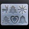 Pendant Resin Crafts Resin Ornament Christmas Decoration Casting Mould Epoxy Mold Silicone Mold