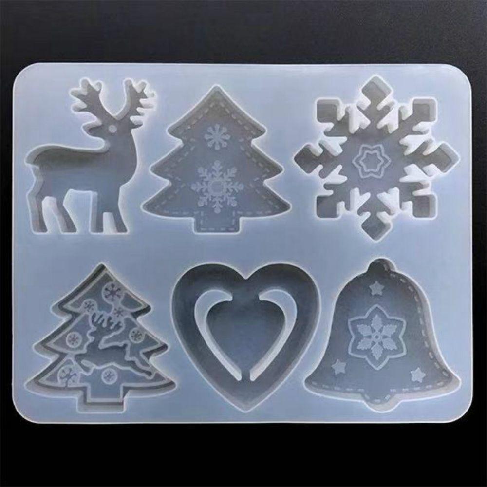 Pendant Resin Crafts Resin Ornament Christmas Decoration Casting Mould Epoxy Mold Silicone Mold