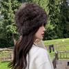 Простая соболья меховая шапка, эластичный мешок для защиты ушей, шляпа модистки, двухсторонняя шапка из натурального меха норки, зимняя