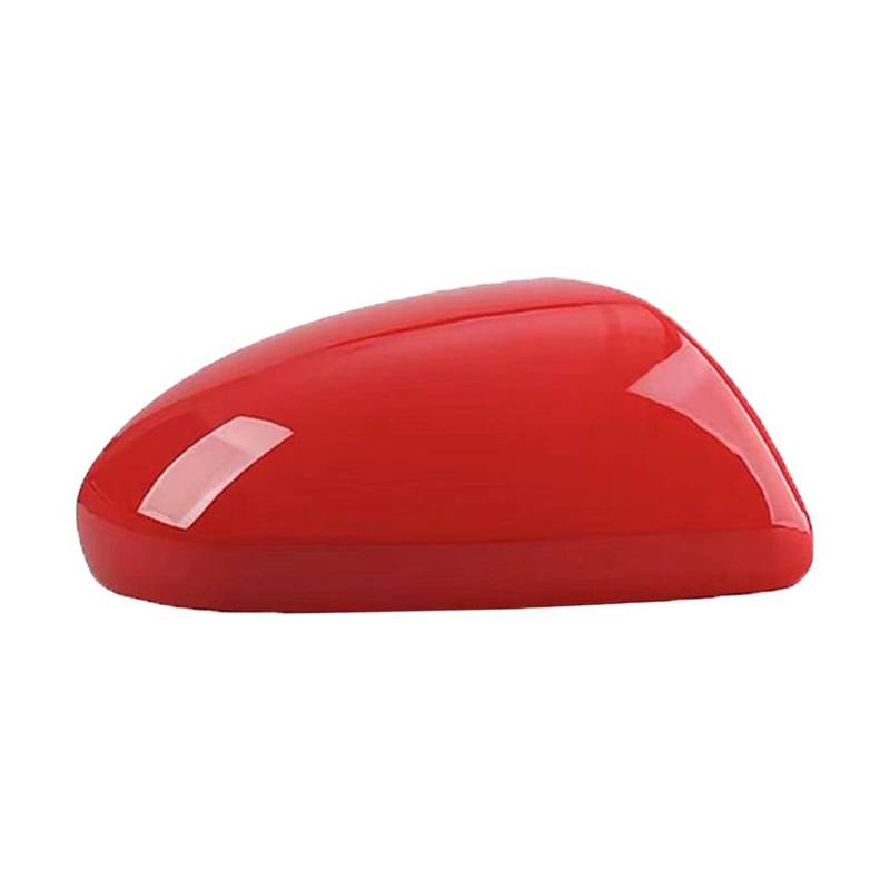 1 Pair Red ABS Plastic Front Side Door Wing Mirror Covers Caps Fit for Mazda 2 MK2 2007 2008 2009 2010 2011 2012 2013 2014