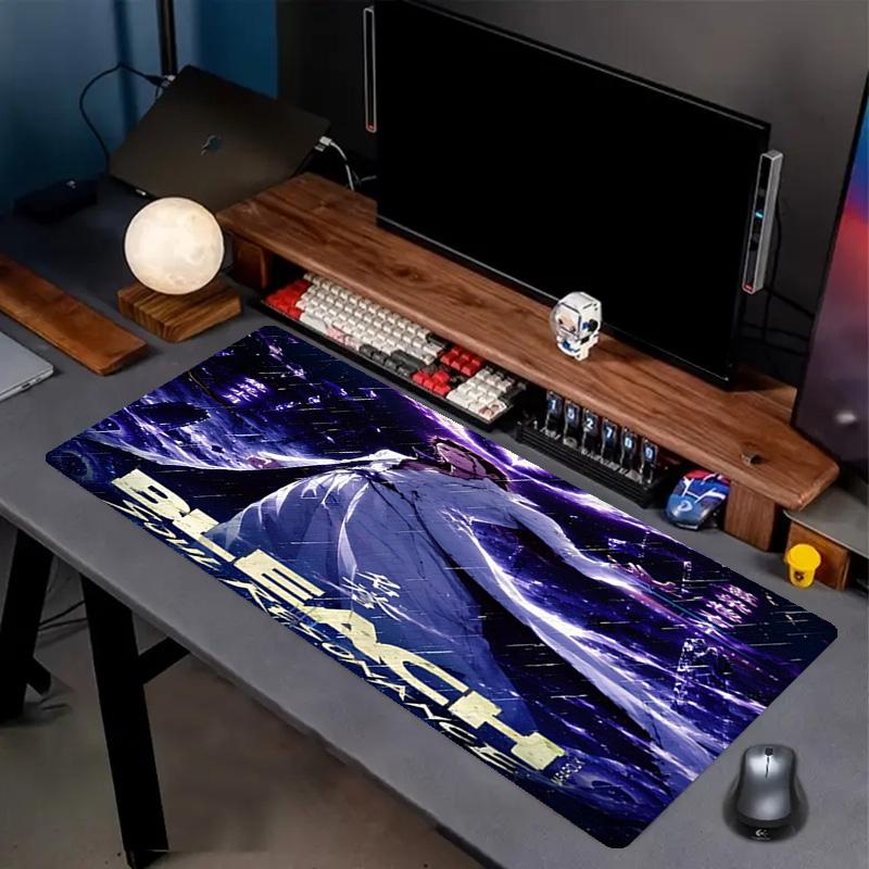 BLEACH Print Mouse Pad, Anti‑Slip Desktop keyboard Mat, for PC Laptop Gaming Working Daily Use, Cool Festival Surprise Gift