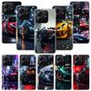Крутой Мужской Мужской Чехол Для Телефона Спортивные Машины Для Xiaomi Redmi Note 13 14 15 Pro Plus 12S 12 14S 11S 11E 10 10S 11 11T 5G 4G Чехол Coque