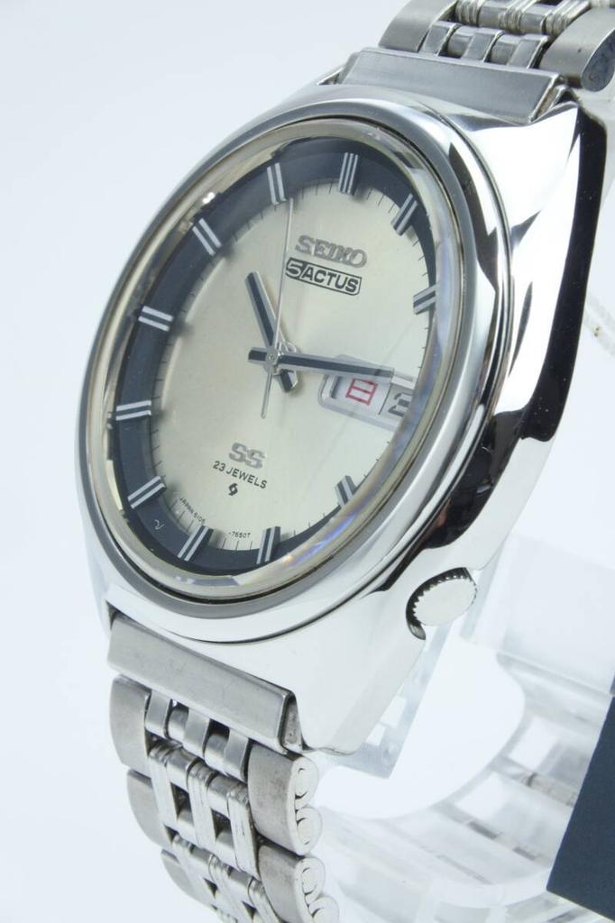 Шедевр японских Seiko 5 ACTUS SS 23 уникальные автоматические в отличном состоянии ya2005 craftsmanship1972 6106-7520 камней, циферблат, мужские