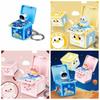 Funny Folding Pop-up Box Keychain Creative Creative Key Ring Cartoon Bag Pendant Car Key Ring