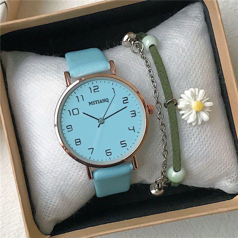 Niche Watch Female Style High Value Watch Junior High School Students Antique Style High Sense Small Fresh Student Quartz Watch