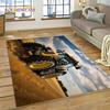 Retro Tractor Car  Truck Carpet Rug for Bedroom Living Room Home Sofa Decoration,Children Game Large Decor Floor Mat Gift