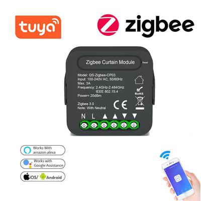 QS-Zigbee-CP03 Модуль Tuya ZigBee для интеллектуального переключения штор Модуль модификации домашних штор
