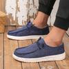 Летние большие размеры легкие амортизирующие дышащие мокасины мужские однопедальные ленивые парусиновые повседневные туфли