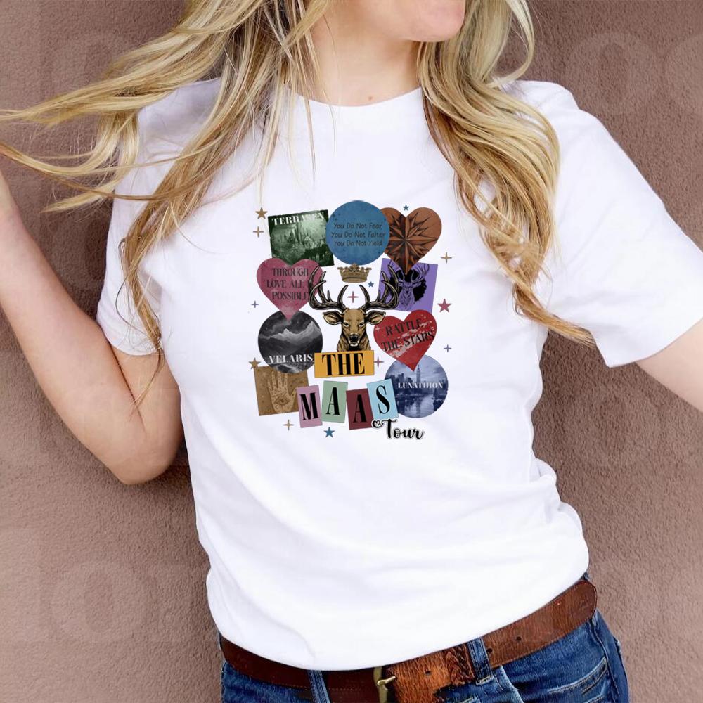 Sarah J. Maas Eras Tour Comfort Colors Shirt - The Maas Tour Tee Acotar Crescent City Throne Of Glass Merch Sjm Fan Apparel