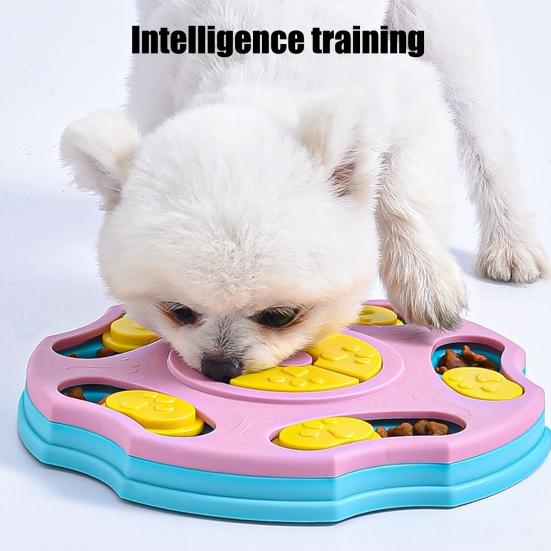 Собачья головоломка Slow Feeder интерактивная головоломка с едой игрушка-дозатор для угощений для домашних животных миска для медленного поедания