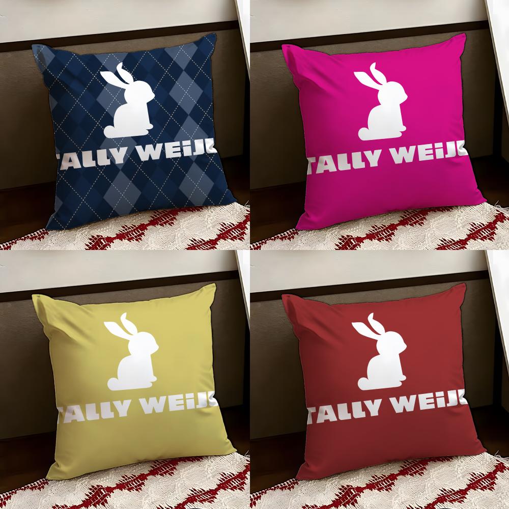 HOT TTally WWeijl Cushion Cover Reversible Soft Durable Pillow Cover Home Car MultiScene Use for Daily Comfort