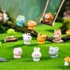 1 набор мини-фигурок китайского зодиака, миниатюрный декор для ландшафта, маленький настольный орнамент, садовые аксессуары для DIY-декора, декор для дома