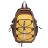 Color Block Hiking Backpack - Large Capacity, Versatile, Casual Shoulder Bag with Lanyard