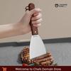 COOKER KING Stainless Steel Spatula&Grill Scraper Non-Stick BBQ Cooking Tool Durable Pizza Shovel Pancake Beef Utensils In Stock