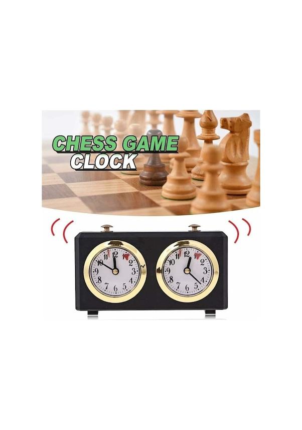 Digital Chess Timer Chess Clock Game Timer for Board Games  Black