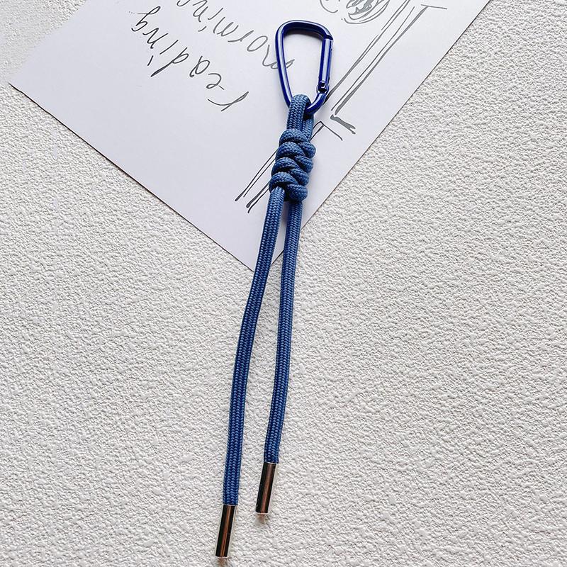 Нейлоновый брелок из плетеной вручную веревки, Y2K мода, подвеска для сумки, украшение, сделай сам, красочная подвеска, подарок