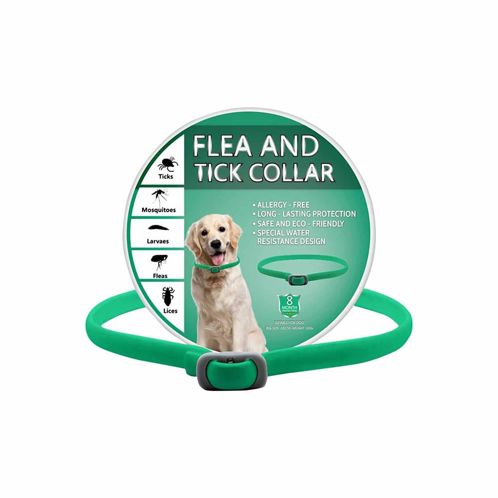 Ошейник от клещей для собак – эффективный против – водонепроницаемый и регулируемый Tick с натуральными ингредиентами