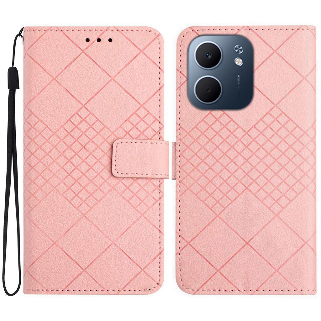 For Oppo A5x 5G/4G Case Wallet Imprint PU Leather Flip Folio Phone Cover