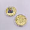 Anime  Z Gold Plated Gold Coin Son Goku Vegeta  Coins Kids Classic Anime Peripherals Collection Toy Souvenir