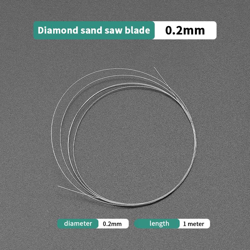 1M Режущая проволока Пильные полотна Нефрит Металл Керамика Режущие материалы Ручная пила Полотно Диаметр 0,1 мм-0,5 мм Профессиональные ручные инструменты