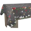 Nappe Anti-taches Noël Gris