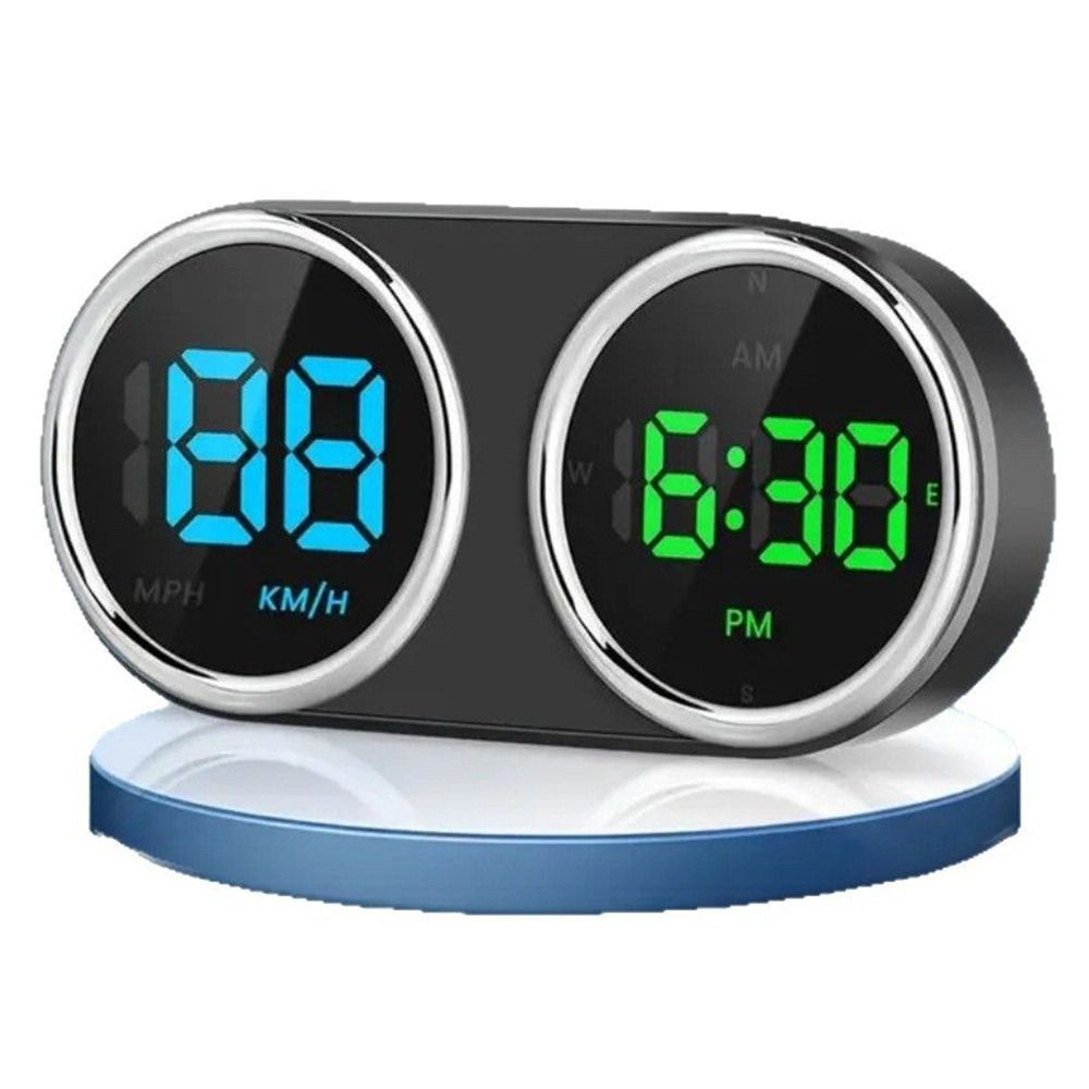 7-цветный GPS-переключатель, автомобильный цифровой спидометр, цифровые часы, измеритель скорости автомобиля, подходит для всех автомобилей