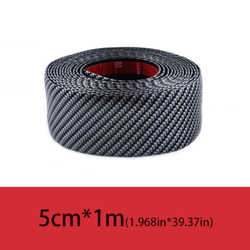 Наклейка на порог автомобиля, устойчивая к царапинам, защитная полоса из углеродного волокна, устойчивая к царапинам, накладка на кромку двери, пленка для бампера автомобиля