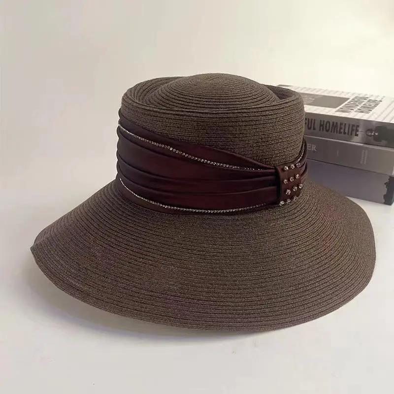 WTEMPO Женские летние легкие повседневные модные солнцезащитные шляпы женские пляжные шляпы с защитой от ультрафиолета для отдыха на открытом воздухе универсальные солнцезащитные шляпы с бантом