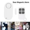 Wireless Remote Control Door Window Entry Alarm 130DB Door Sensor Alarm Host Burglar Security Alarm System Home Protection Kit